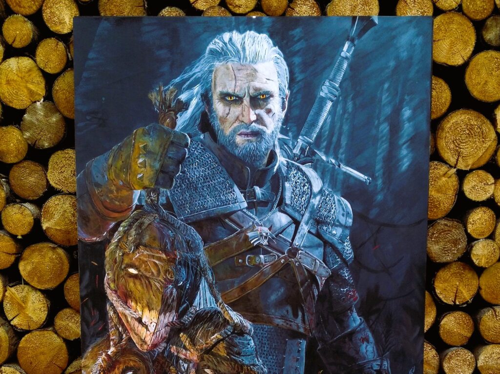 Witcher Wall Art: Immortalizing Geralt's World in Crafts